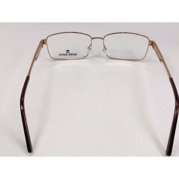 New Wide Guyz Brown LUCKY Eyeglasses 60mm for The Stylish Large Man - Picture 9 of 11